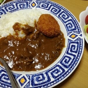 早っ旨っ♪コロッケカレーライス★